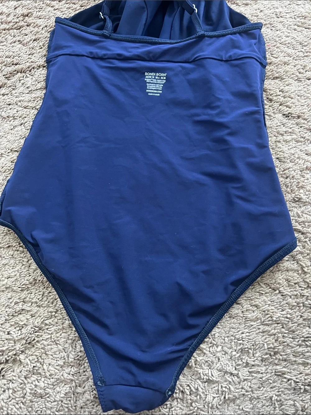 Bondi Born Gabriella Underwire Mal With Ruffle A-C Cup. Size 6